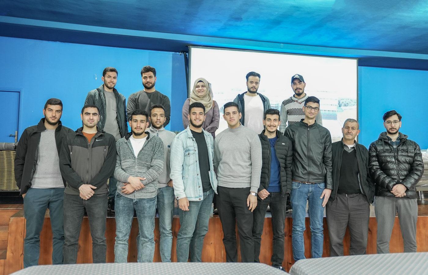 Royal hosts a group of Palestine Polytechnic University students