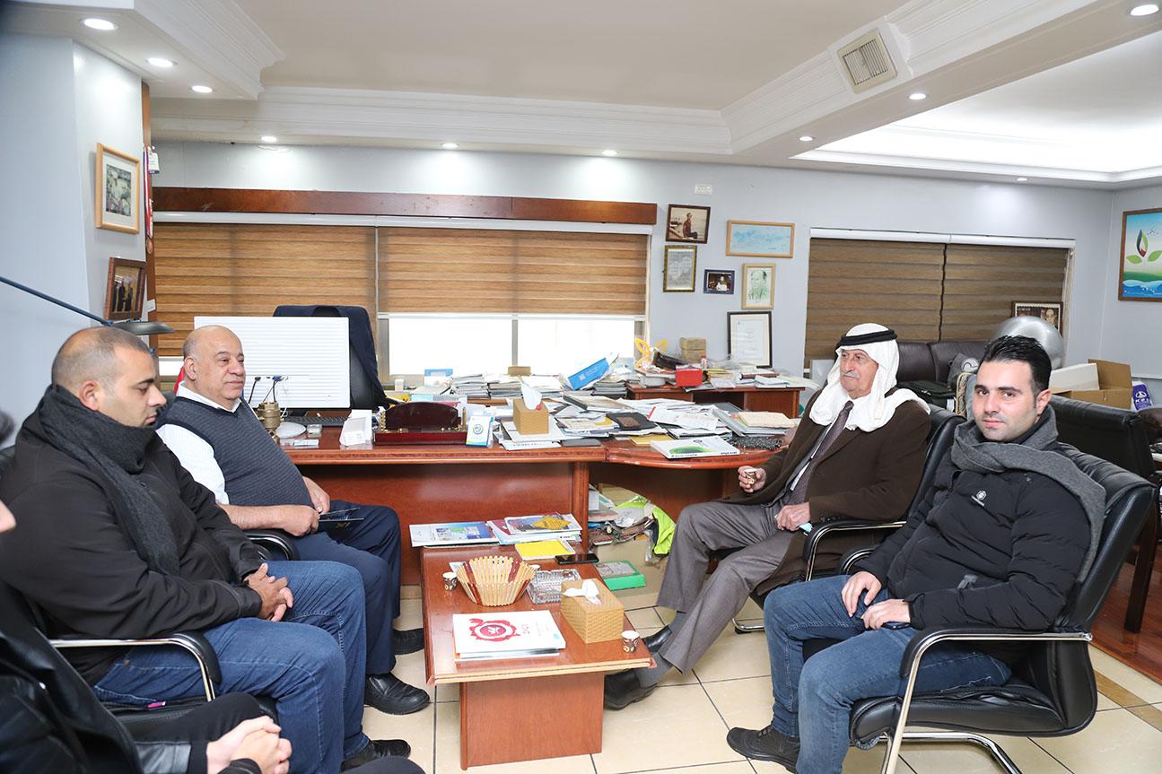 Royal hosts a delegation from Palestine Ahliyya University