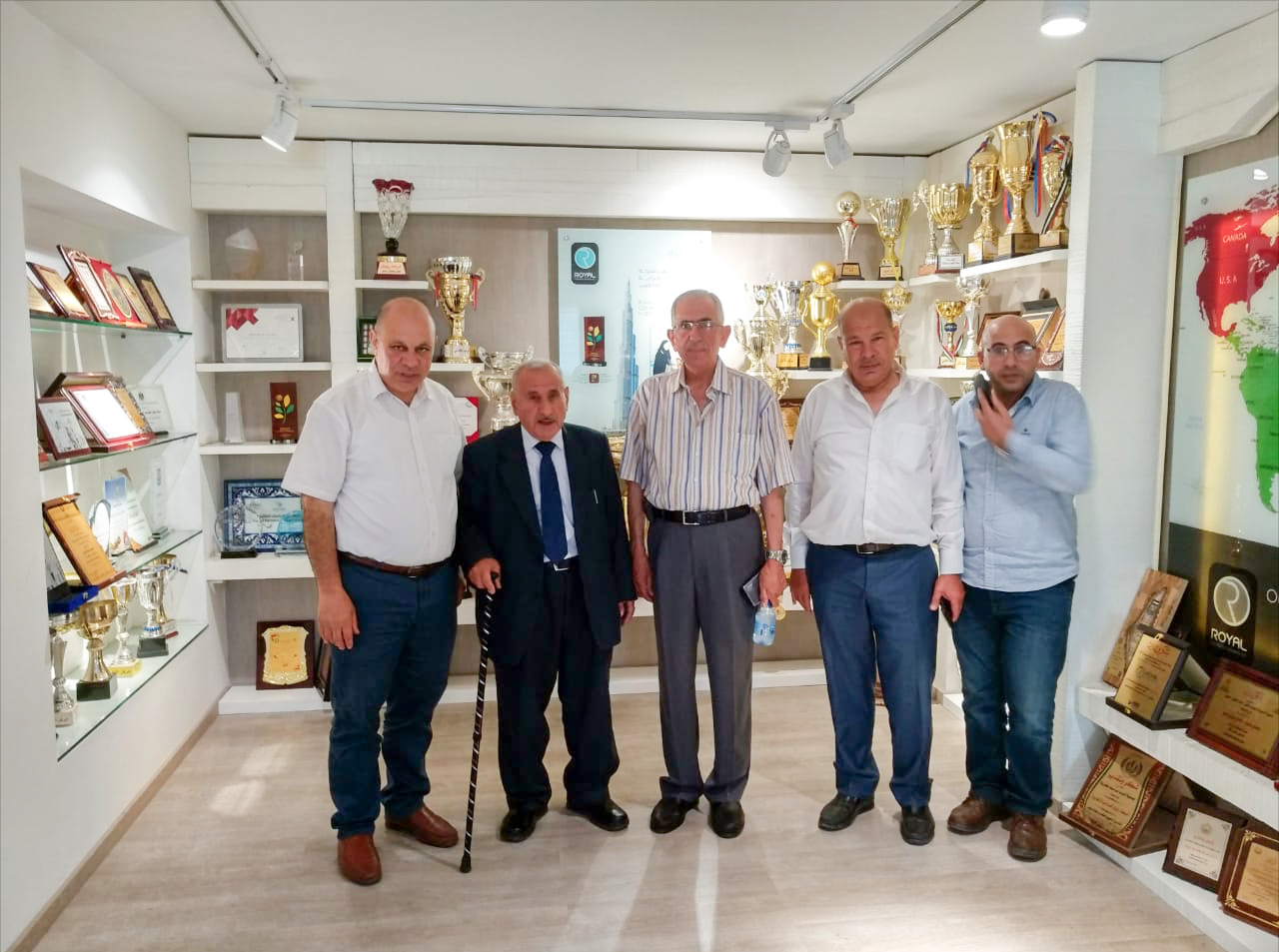 Royal receives a consultant from Hamouda Group of Companies from Jordan