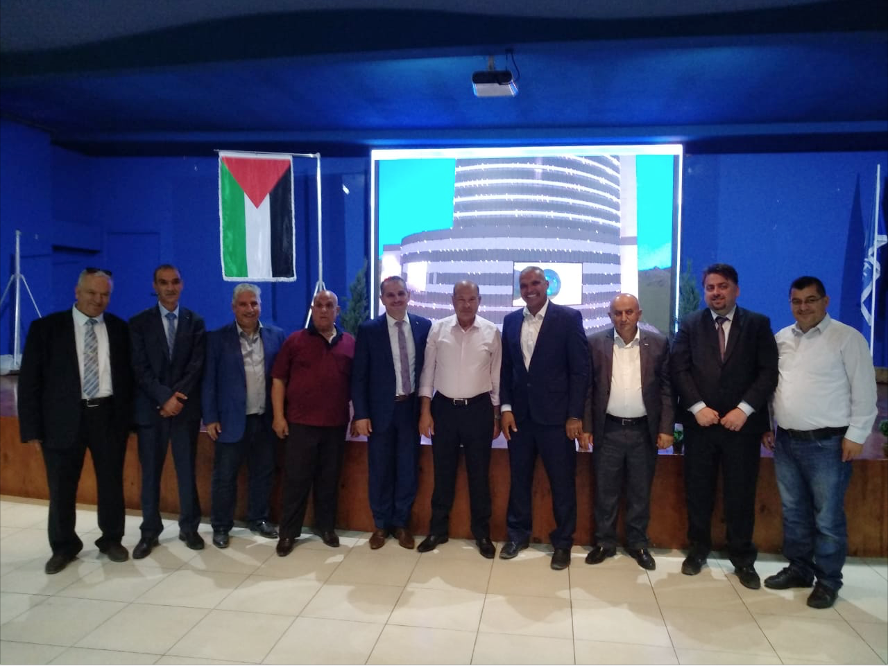 A delegation from Jenin Chamber of Industry and Commerce visits Royal