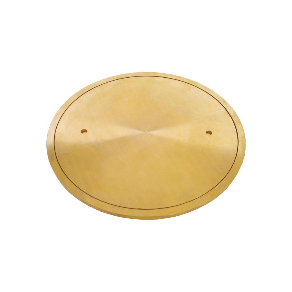 Brass Plated Round Cover 