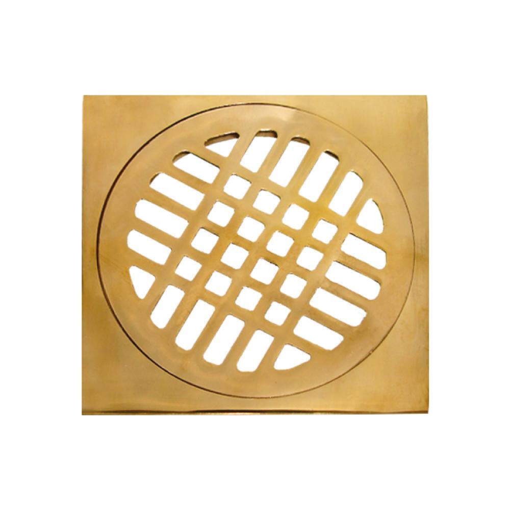 Brass Plated Square Drain 