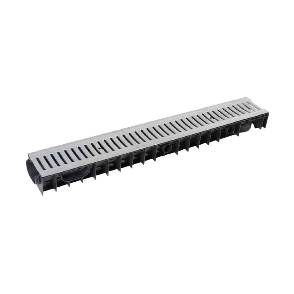 Plastic Edged Channel With Galvanizes Steel  Slotted Grid 