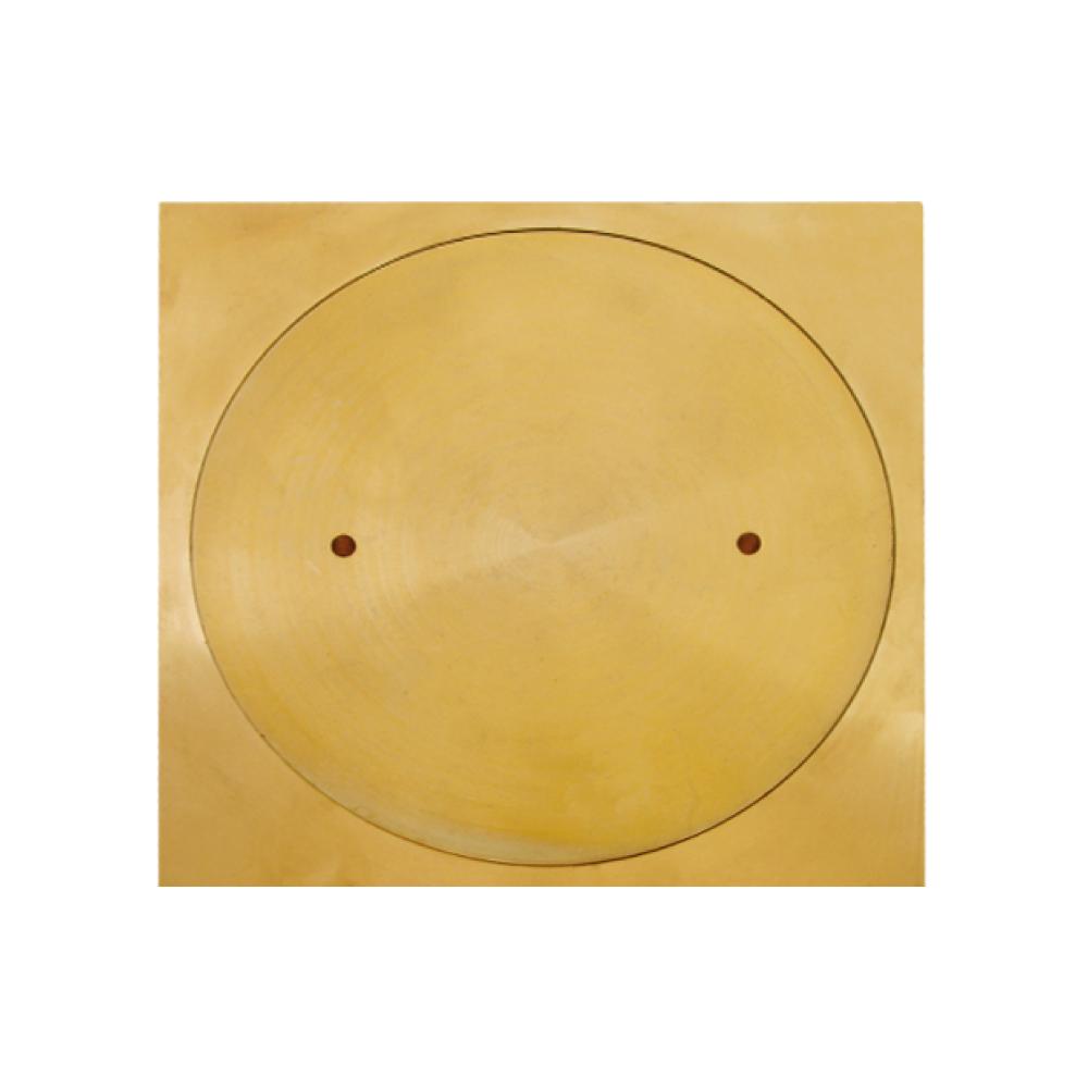 Brass Plated Square Cover 