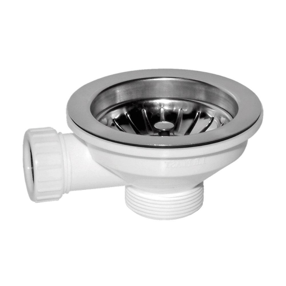 Sink Strainer with Over Flow Branch (Stainless steel Screw) 