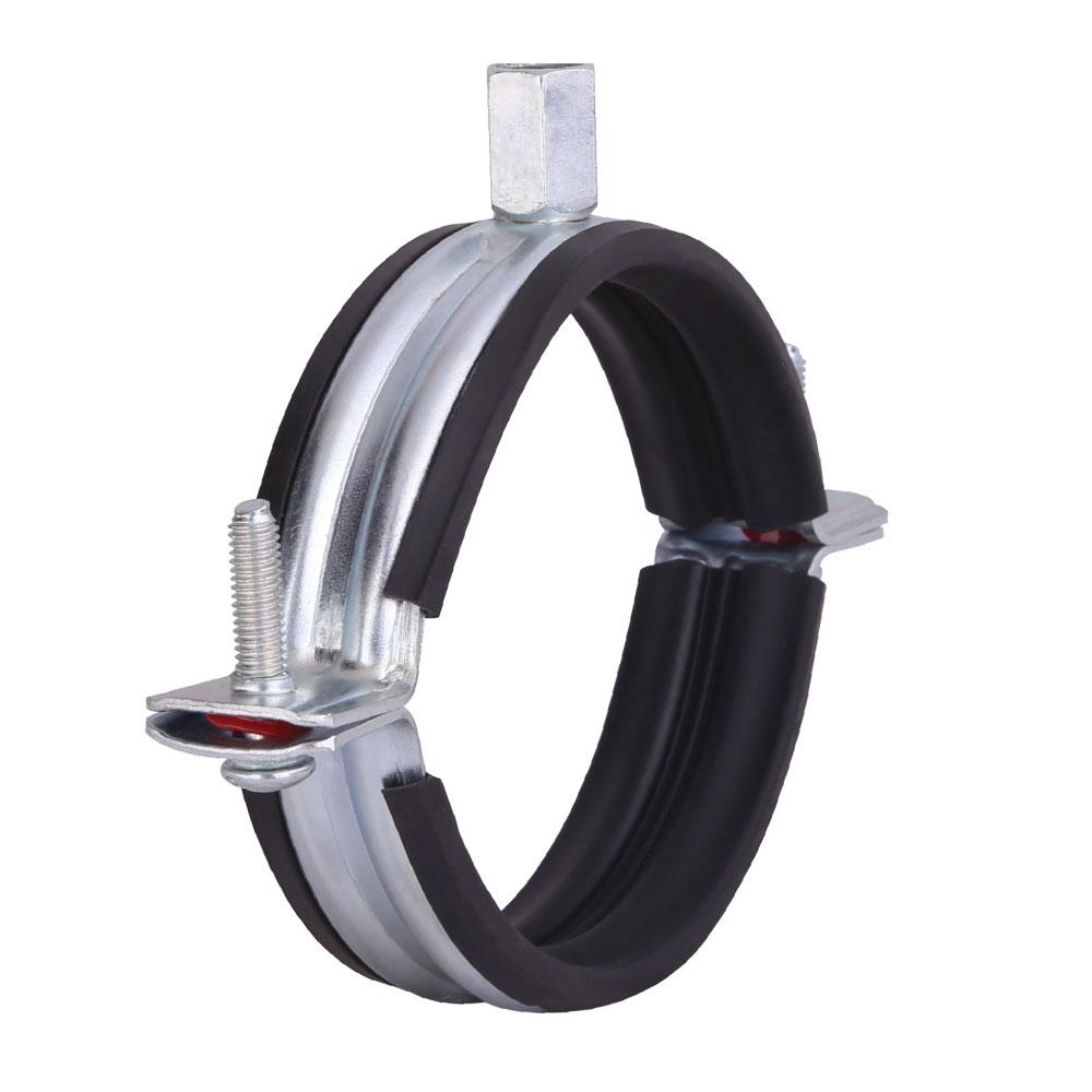 Pipe Clamp With Rubber Insulation 