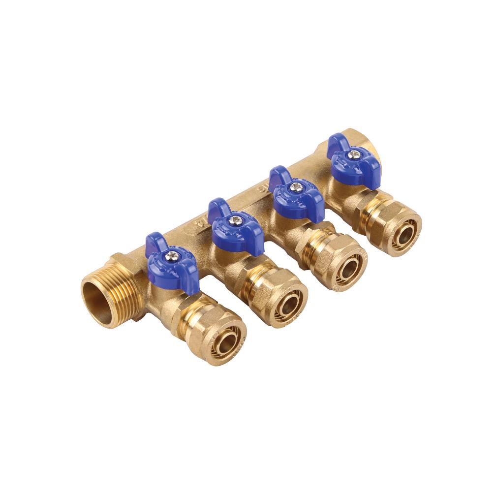 Manifolds With Valves -Blue Handle 