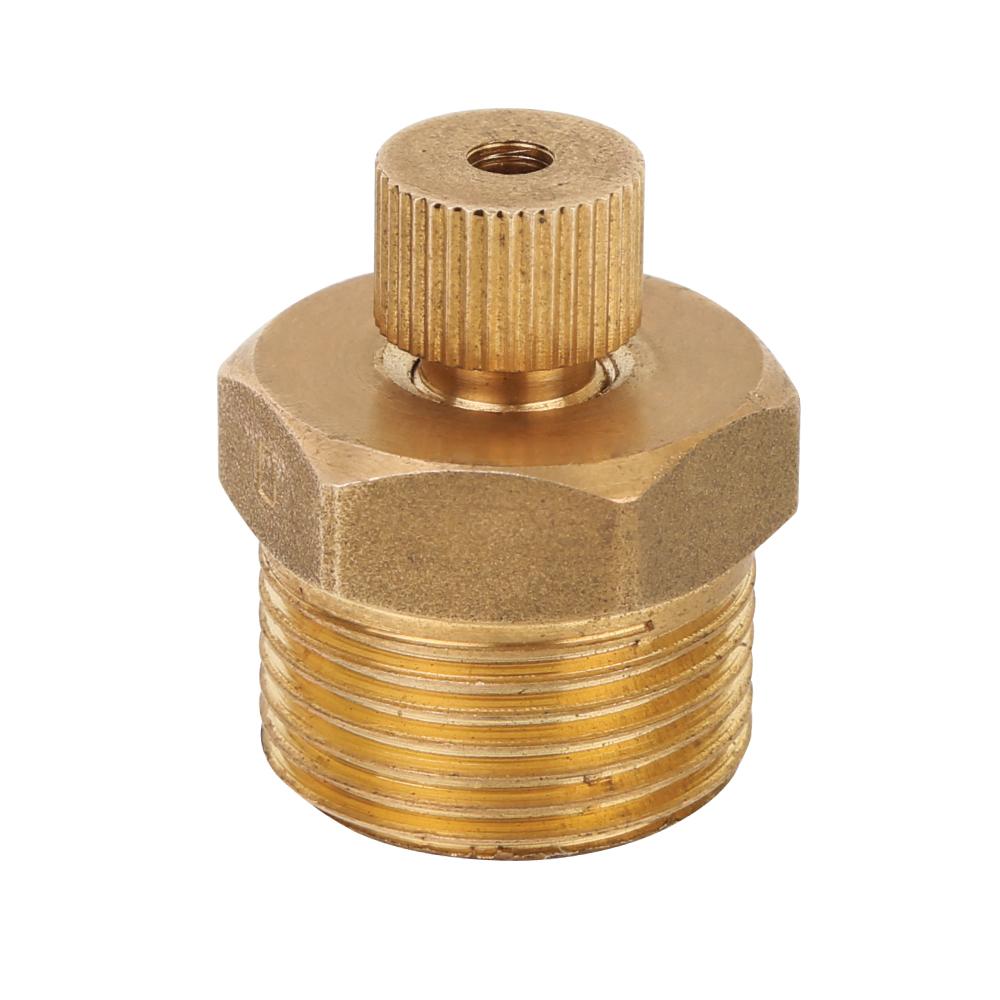 Brass Plug With Air Vent (M) 