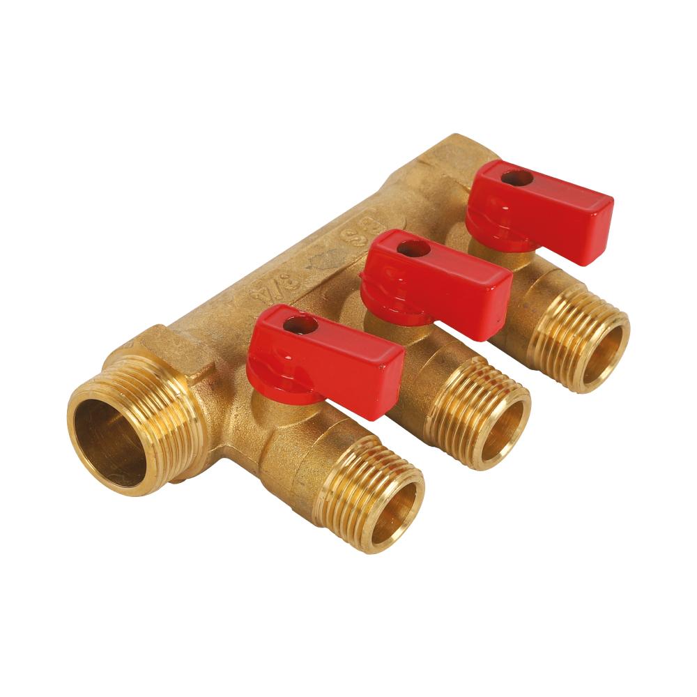 XPC Manifolds With Valves -Red Handle