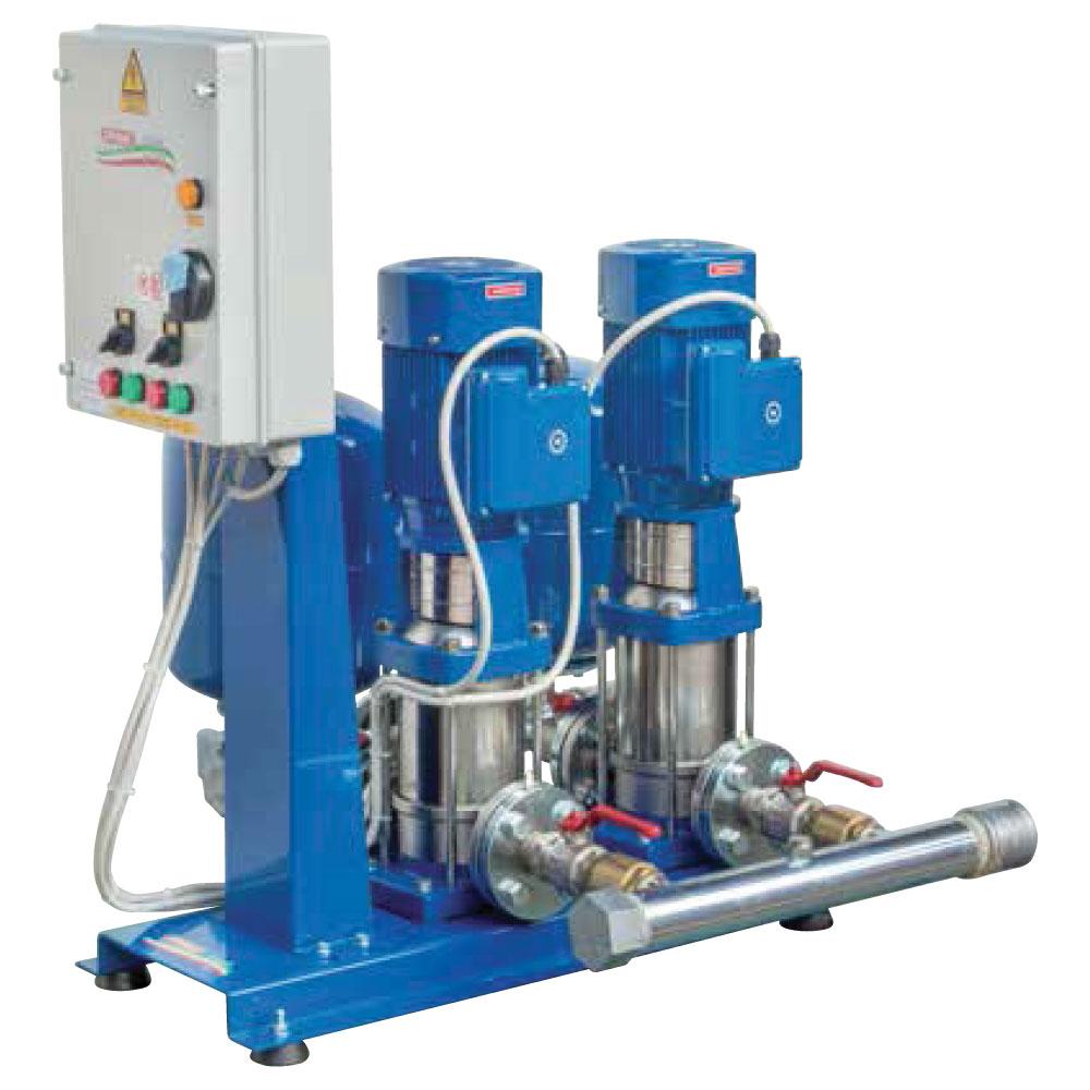 Pressure System With 2 Multistage S.S Vertical Pumps 