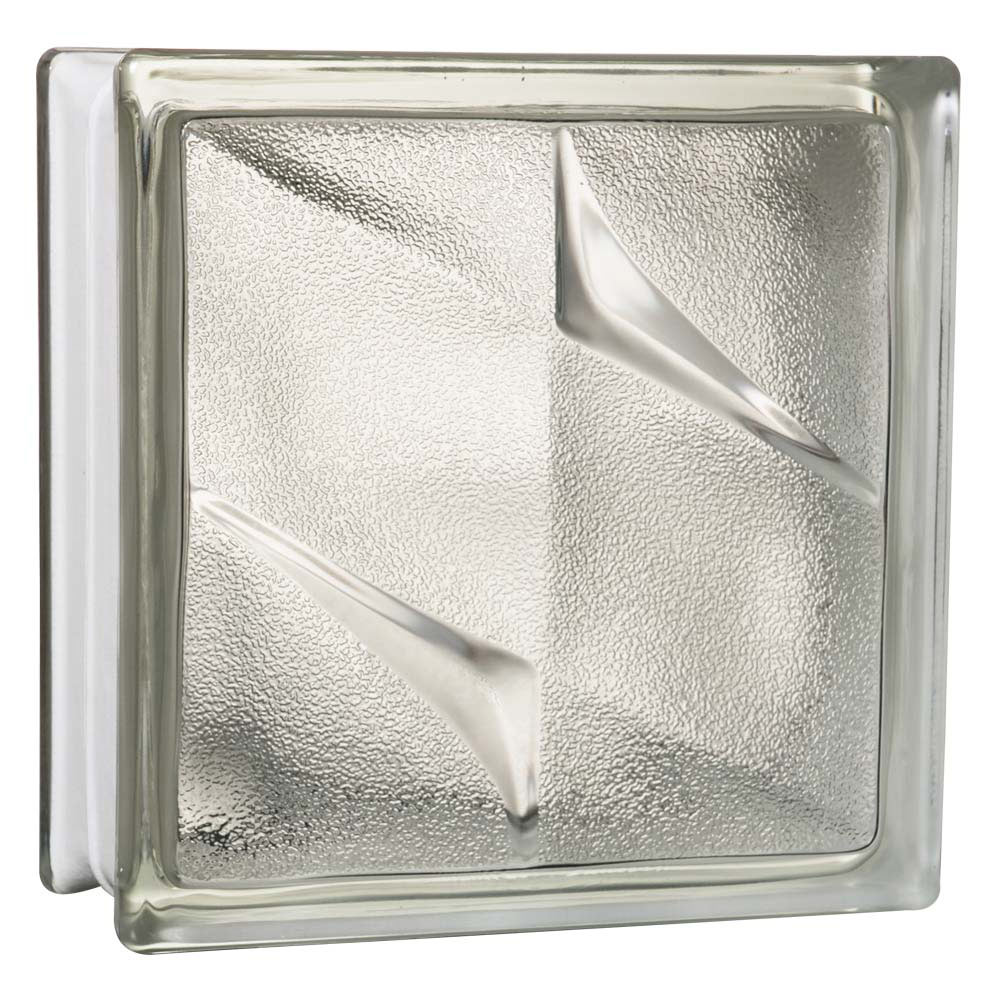 Clear Double Star Glass Block
